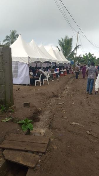 Fonanyi event setup in Buea