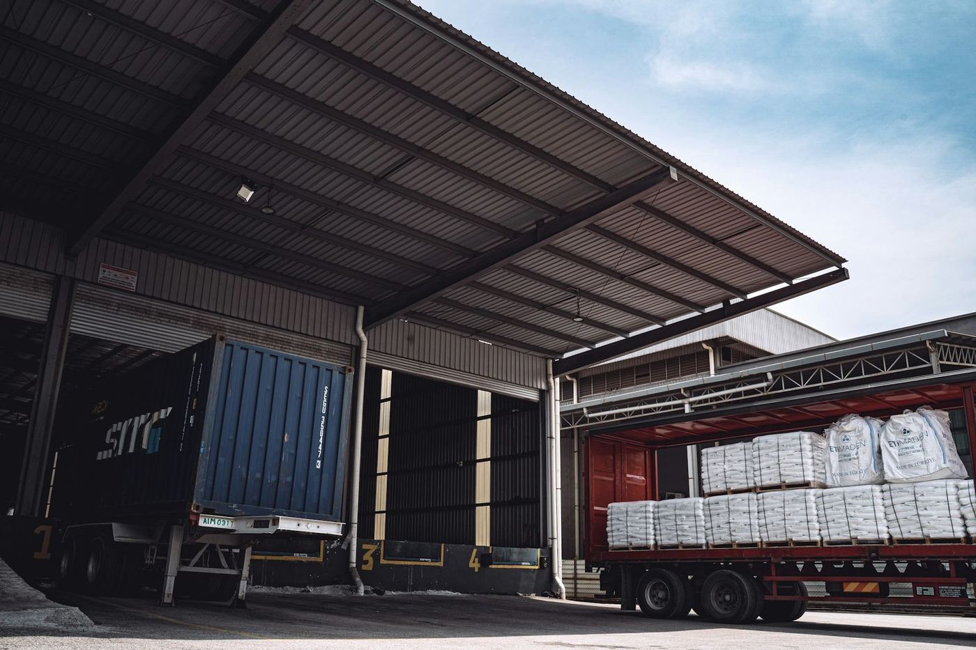 Loading a truck for a delivery